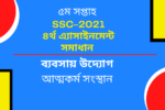 4th Assignment Solution-SSC 2021- Business Entreprenureship