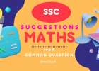 SSC Math Suggestions 2022