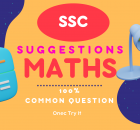 SSC Math Suggestions 2022